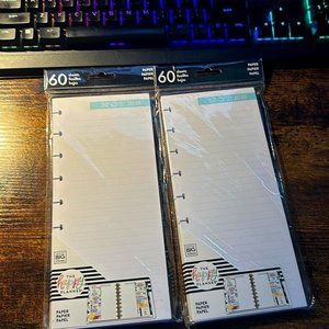 Happy Planner - Paper Note Refill - Planner, Journal, Notebook - NEW